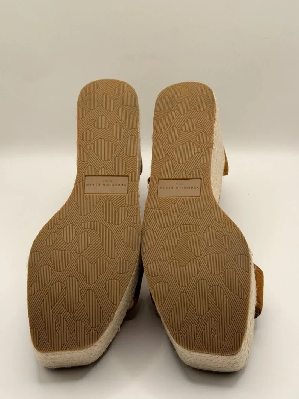 Veronica Beard Womens Gianna Suede Platform Wedge Espadrilles Sz 10.5 M